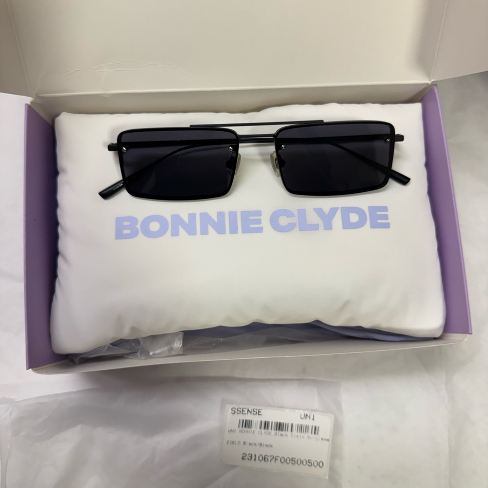 Bonnie Clyde Black Sunglasses